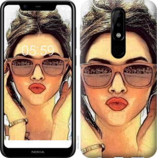 

Чохол Дiвчина_арт на Nokia 5.1 Plus 879306