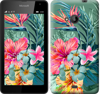 

Чохол Тропічні квіти v1 на Microsoft Lumia 535 845384