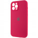 Фото Чехол Silicone Case Full Camera Protective (AA) для Apple iPhone 12 Pro Max (6.7") (Красный / Rose Red) в магазине vchehle.ua