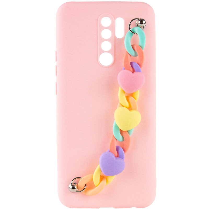 

Чохол Chained Heart з підвісним ланцюжком на Xiaomi Redmi 9 (Персиковий) 1187023