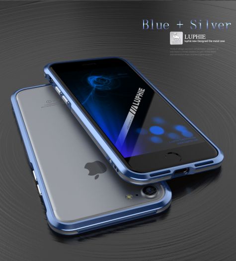

Алюминиевый бампер Luphie Blade Sword для iPhone 7 (4.7'') (Синий / Серебряный) 53136
