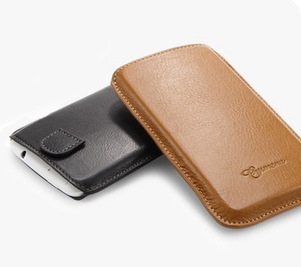 # Кожаный чехол (футляр) SGP Crumena Leather Pouch Series для HTC One X/Evo 4G