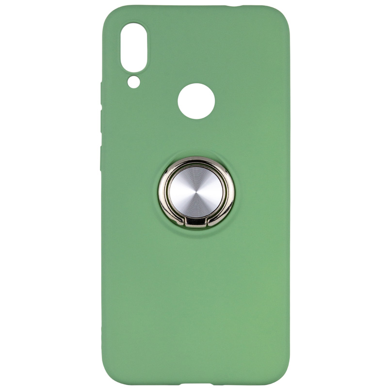 

TPU чехол Summer ColorRing под магнитный держатель для Samsung Galaxy A30 (Салатовый) 713383