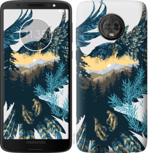 

Чохол Арт-орел на тлі природи на Motorola Moto G6 764201