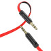 Аудио кабель Aux Hoco UPA16 (1m) (Червоний)