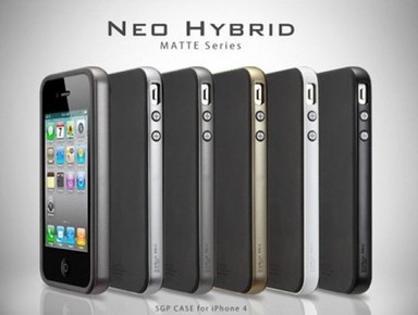 # Чехол SGP Neo Hybrid Matte Series для iPhone 4 (+ пленка)