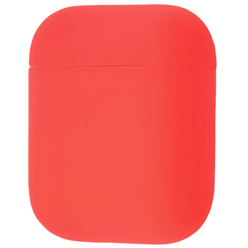 

Силиконовый футляр для наушников Airpods Slim (Красный) 682721