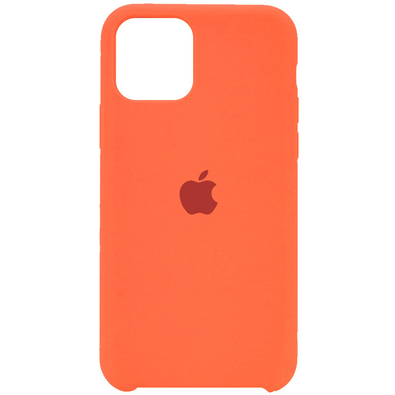 Чехол Silicone Case (AA) для Apple iPhone 11 Pro Max (6.5") (Оранжевый / Apricot)