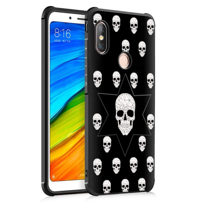 

Противоударный TPU чехол Sweet Art для Xiaomi Redmi S2 (Череп) 664422