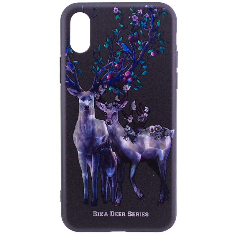 

TPU чехол YCT Brilliant для iPhone X (5.8") (Олени) 542281