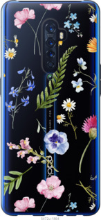 

Чехол Цветочный фон v2 для Oppo Reno 2 1440467