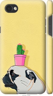 

Чехол Мопс с кактусом для LG Q6 795551