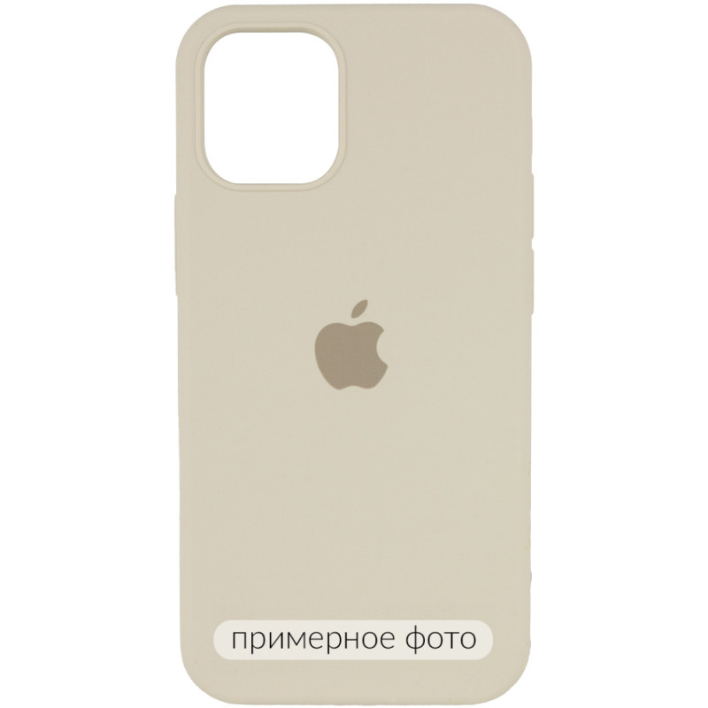 Чехол Silicone Case Full Protective (AA) для Apple iPhone 16 (6.1") (Бежевый / Antigue White)