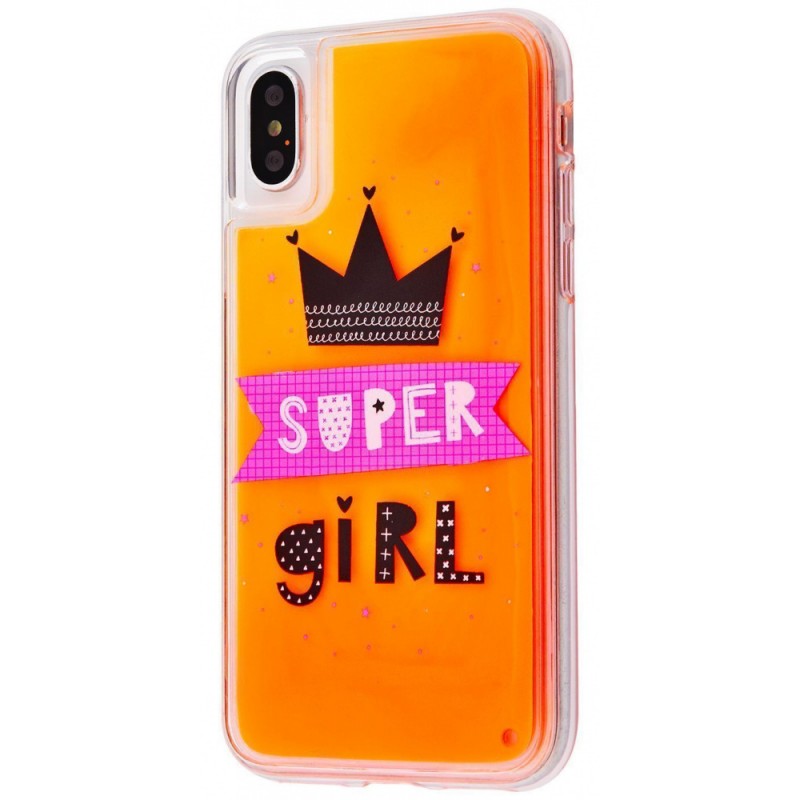 

TPU+PC чохол Lovely Stream Neon sand для iPhone X (5.8") (Super Girl) 716087