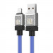 Фото Дата кабель Baseus CoolPlay Series USB to Lightning 2.4A (1m) (CAKW00040) (Blue) на vchehle.ua