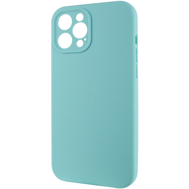 Фото Чехол Silicone Case Full Camera Protective (AA) NO LOGO для Apple iPhone 12 Pro Max (6.7") (Бирюзовый / Marine Green) в магазине vchehle.ua