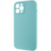 Фото Чохол Silicone Case Full Camera Protective (AA) NO LOGO на Apple iPhone 12 Pro Max (6.7") (Бірюзовий / Marine Green) в маназині vchehle.ua