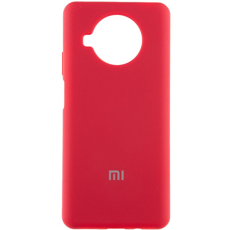 Чохол Silicone Cover Full Protective (AA) на Xiaomi Mi 10T Lite / Redmi Note 9 Pro 5G (Червоний / Rose Red)