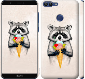 

Чохол Єнотик з морозивом для Huawei P smart 801343