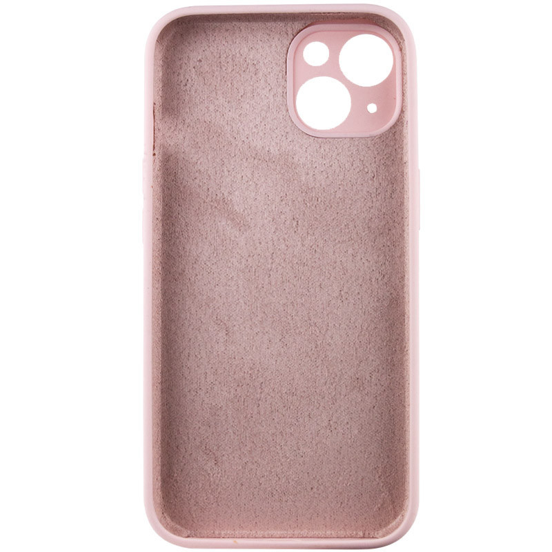 Чохол Silicone Case Full Camera Protective (AA) NO LOGO на Apple iPhone 15 Plus (6.7") (Рожевий / Chalk Pink) в магазині vchehle.ua