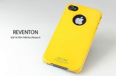 Фото Ультратонкая накладка SGP  Ultra Vivid  Series (3 цвета) для Iphone 4 (желтый) на vchehle.ua