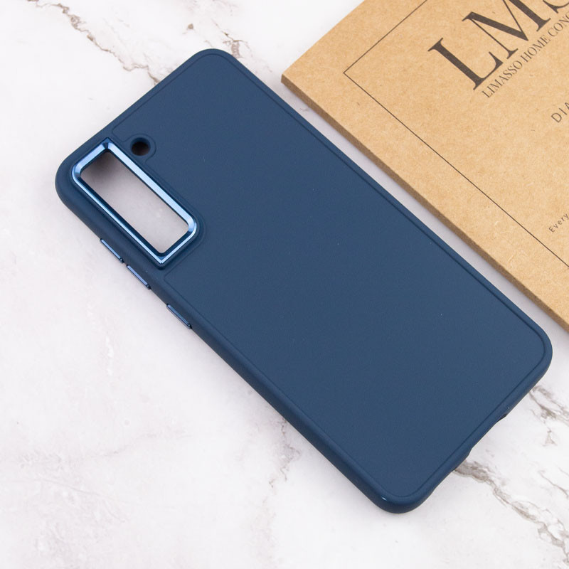 TPU чохол Bonbon Metal Style на Samsung Galaxy S24+ (Синій / Cosmos blue) в магазині vchehle.ua