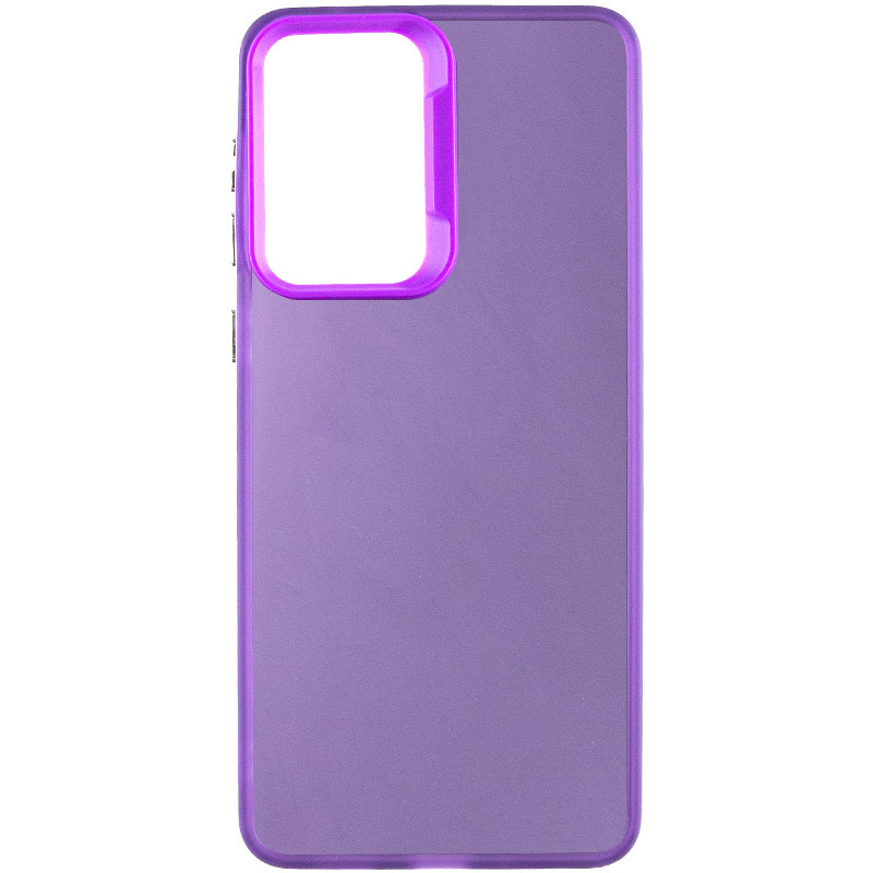 TPU+PC чохол Magic glow with protective edge на Samsung Galaxy S23 (Purple)