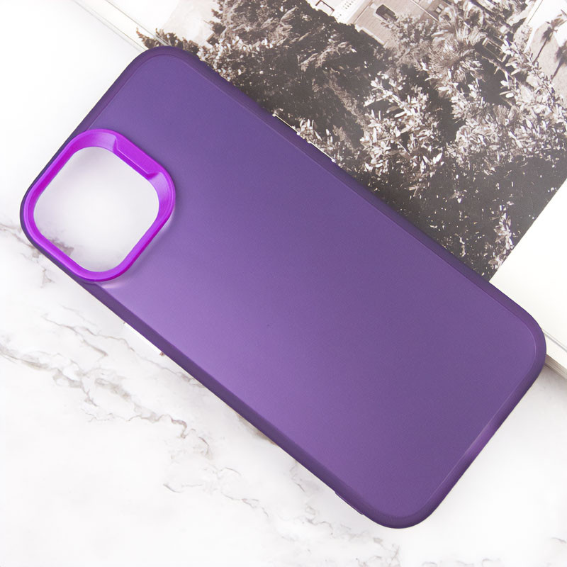 Фото TPU+PC чохол Magic glow with protective edge на Apple iPhone 15 (6.1") (Purple) на vchehle.ua