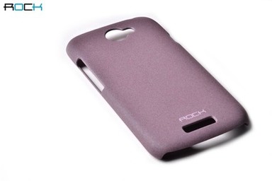 # Пластиковая накладка ROCK Quicksand series для HTC One S (Пурпурный / Purple)