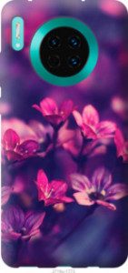 Чохол Пурпурні квіти на Huawei Mate 30