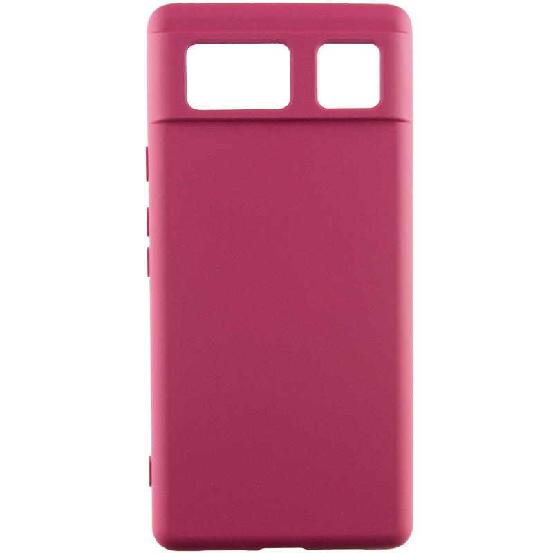 Чехол Silicone Cover Lakshmi (A) для Google Pixel 6 (Бордовый / Marsala)