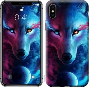 Чехол Арт-волк для iPhone XS (5.8")