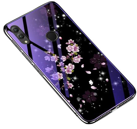 

TPU + Glass чохол Fantasy з глянцевими торцями для Huawei Honor 10 Lite (Цвітіння) 682945