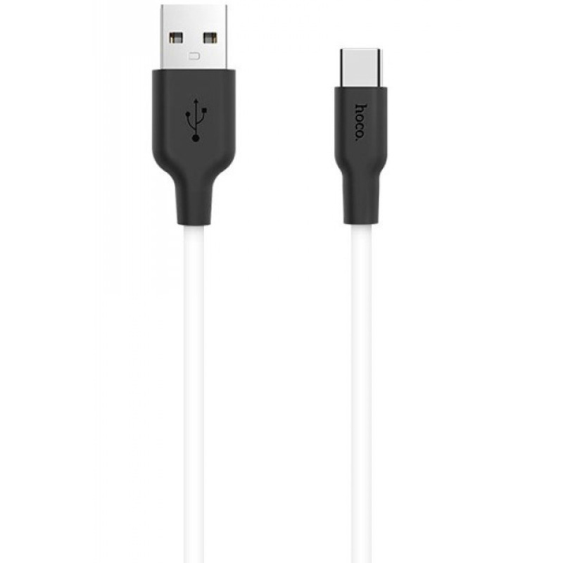 

Дата кабель Hoco X21 Silicone Type-C Cable (1m) (Black_White) 715549
