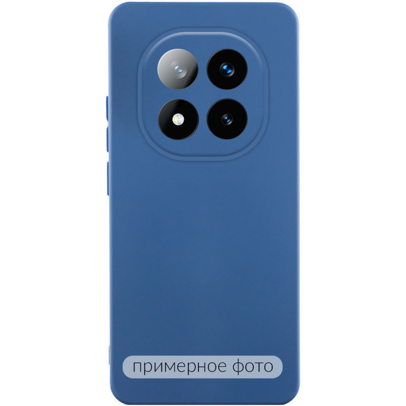 Чохол Silicone Cover Lakshmi Full Camera (AA) на Xiaomi Redmi A5 / Poco C71 (Синій / Navy Blue)