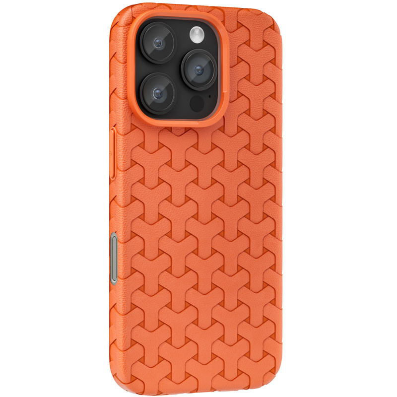 Чохол TPU Weaving на Apple iPhone 16 Pro Max (6.9") (Orange)