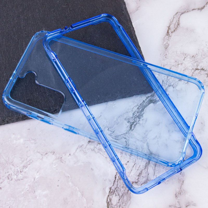 Фото Чехол TPU+PC Full Body с защитой 360 для Samsung Galaxy S21 (Синий) в магазине vchehle.ua