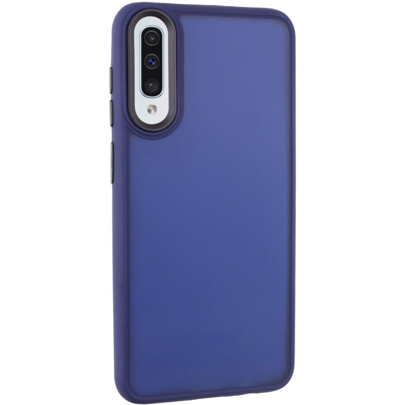 Чехол TPU+PC Lyon Frosted для Samsung Galaxy A50 (A505F) / A50s / A30s (Navy Blue)