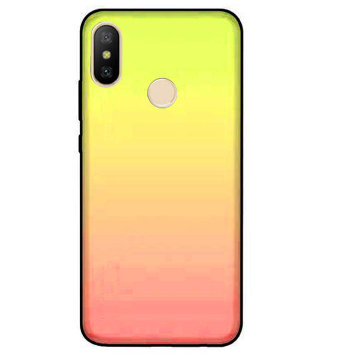 

TPU+Glass чохол Gradient series для Xiaomi Mi 6X (Рожевий) 679802