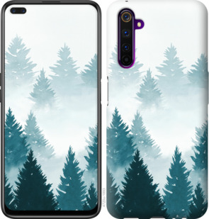 

Чехол Акварельные Елки для Realme 6 Pro 920530