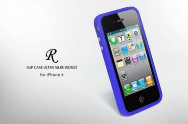 Ультратонкий чехол SGP Ultra Silke R Series (5 цветов)  для Iphone 4