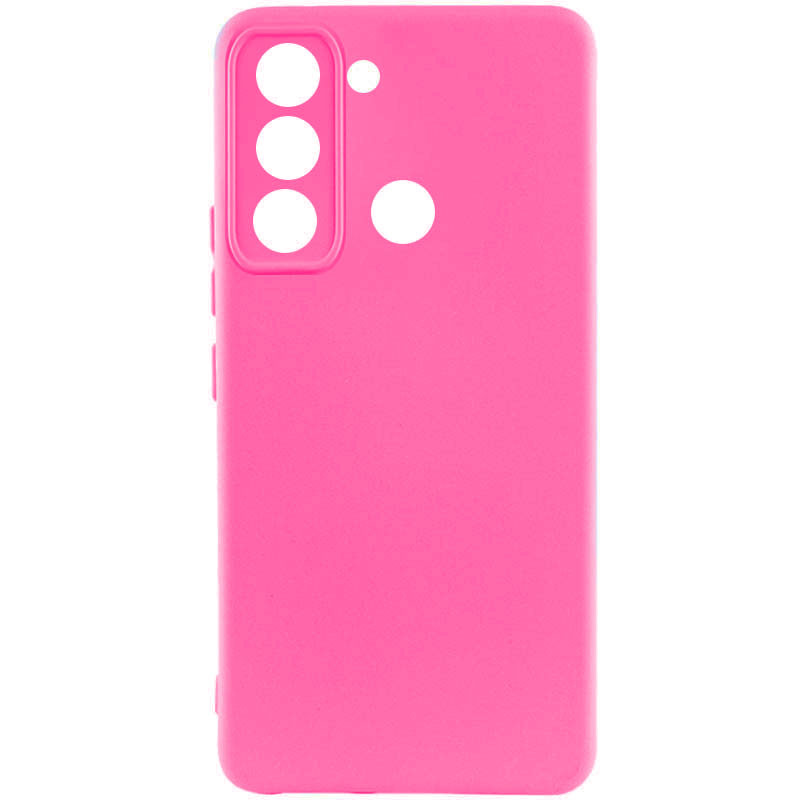 Чохол Silicone Cover Lakshmi Full Camera (AAA) на TECNO Pop 5 LTE (Рожевий / Barbie pink)