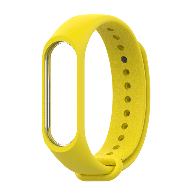 

Силіконовий ремінець для Xiaomi Mi Band 3/4 (Жовтий) 613097