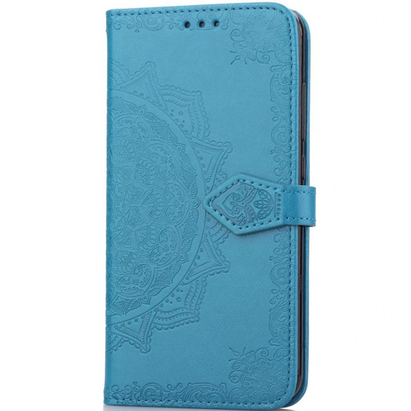 Кожаный чехол (книжка) Art Case с визитницей для Xiaomi Redmi 7A (Синий)