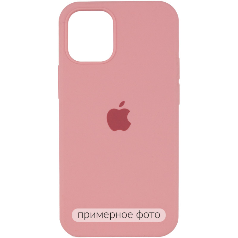 Чехол Silicone Case Full Protective (AA) для Apple iPhone 16 (6.1") (Розовый / Pink)