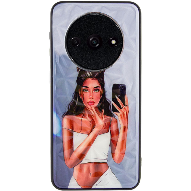 Фото TPU+PC чехол Prisma Ladies для Xiaomi Redmi A3 (Black in White) на vchehle.ua