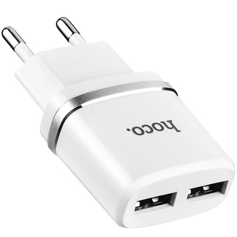 МЗП HOCO C12 Dual USB Charger 2.4a (Білий)