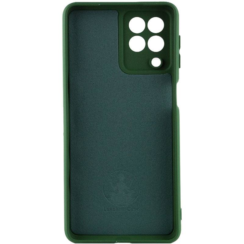 Фото Чехол Silicone Cover Lakshmi Full Camera (A) для Samsung Galaxy M53 5G (Зеленый / Dark green) на vchehle.ua