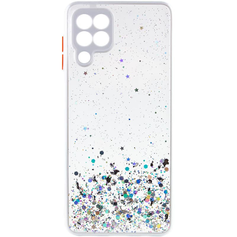 

TPU чохол Spangle star з захистом камери для Samsung Galaxy A12 (Білий) 1211628