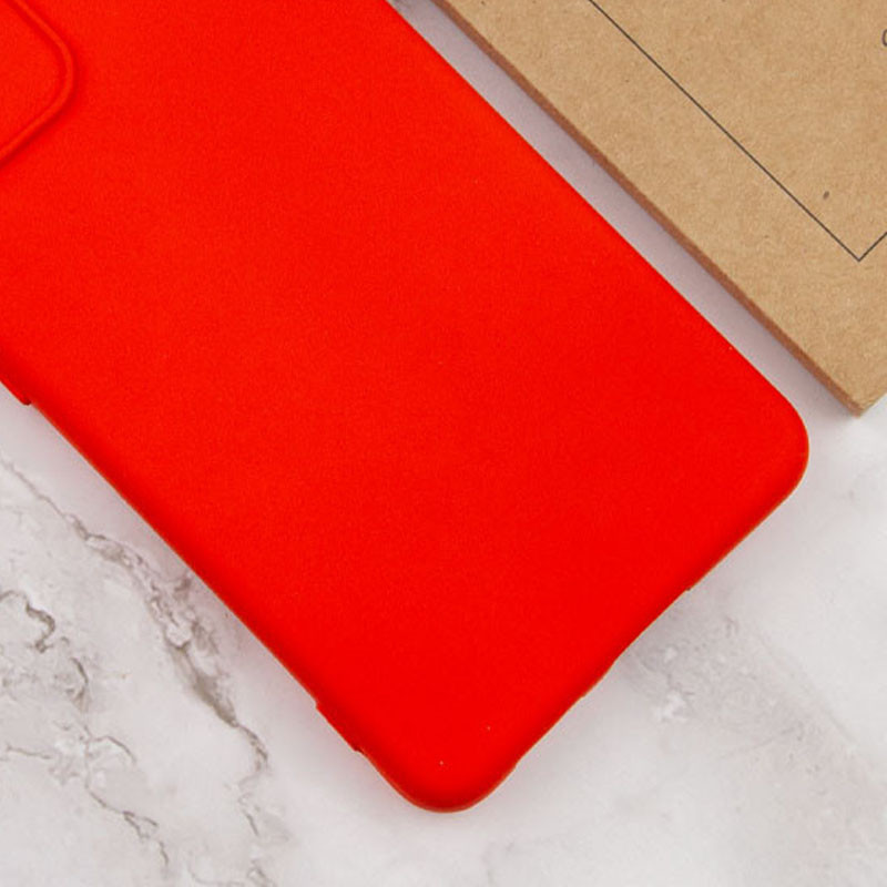 Фото Чехол Silicone Cover Lakshmi Full Camera (A) для Motorola Moto G32 (Красный / Red) в магазине vchehle.ua